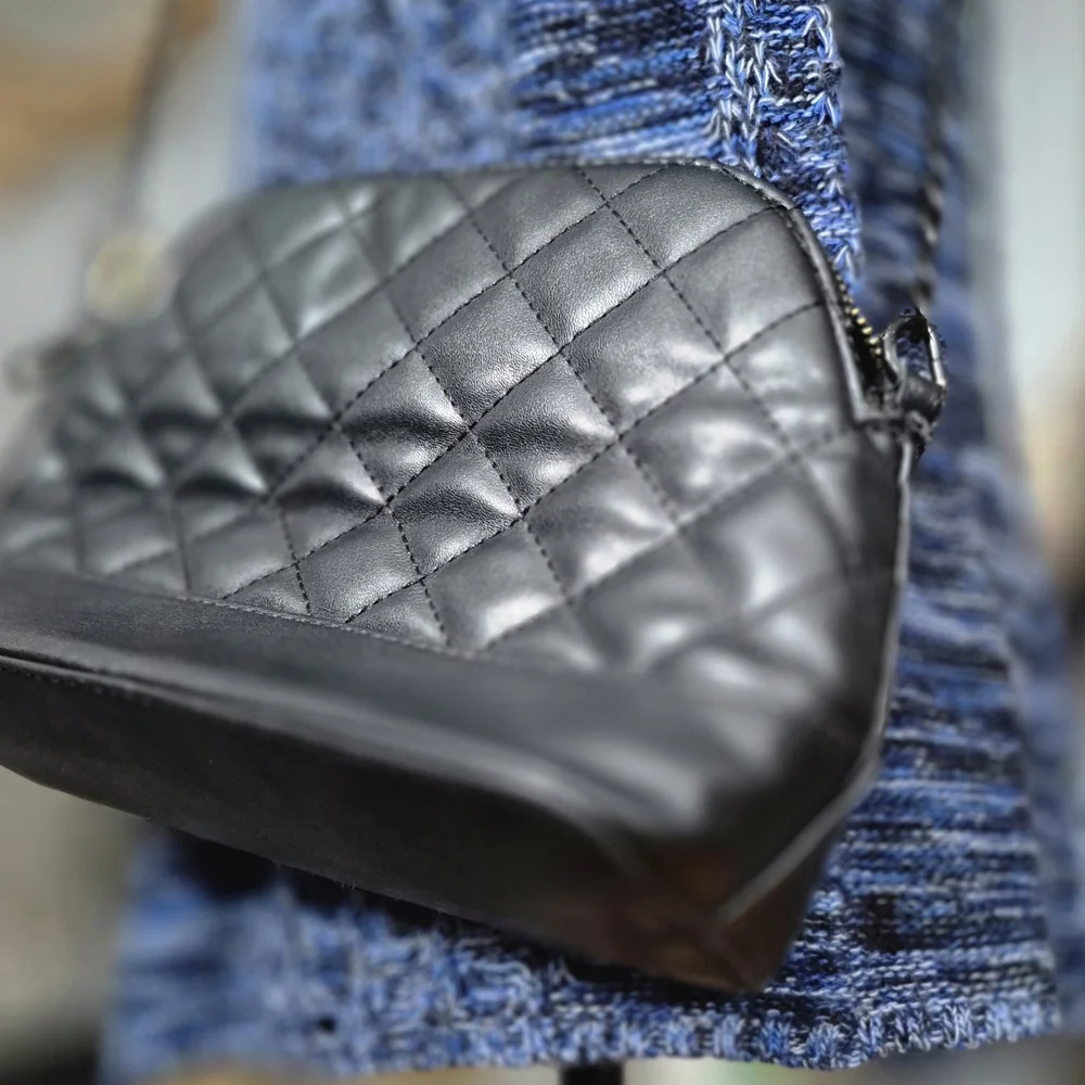Aldo Black Quilted Women's Bag